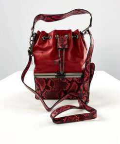 Geantă Antonia Roșie: Punctul de Atracție în Piele Eco.