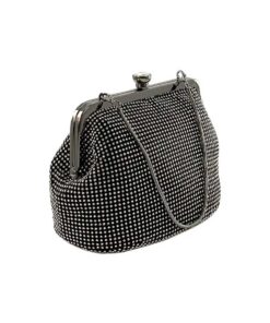 geanta clutch gri de ocazie cu pietre