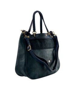 geanta damă mare albastră piele ecologică