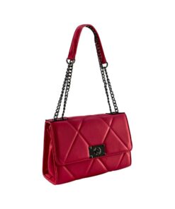 geanta dama ciclame piele ecologica matlasata cu lant