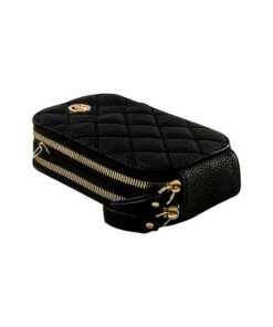 geanta dama mica pentru telefon neagra